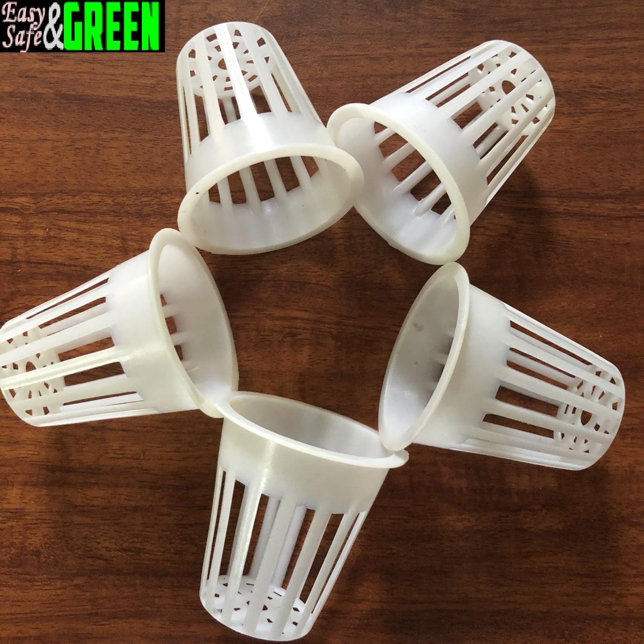 Bộ 150 rọ nhựa trồng rau thủy canh phi 65