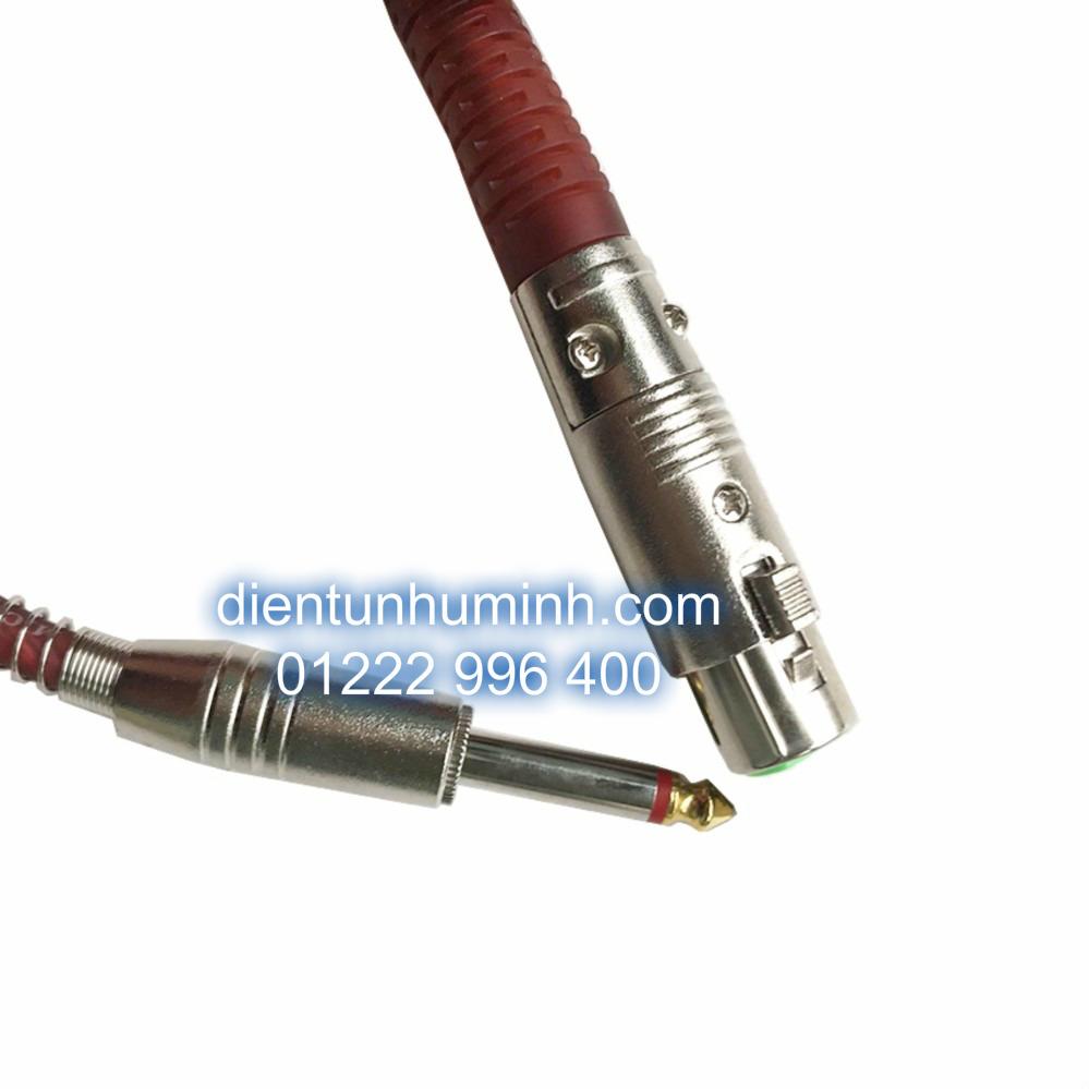 Dây micro - Dây Jack canon cái 6ly 6m lõi đồng