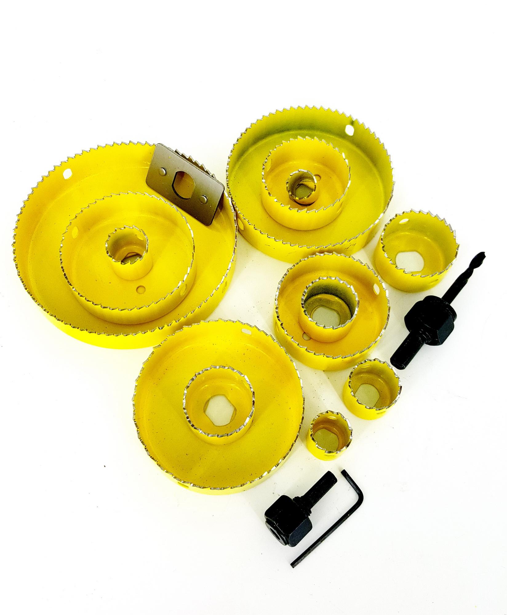 MŨI KHOÉT GỖ VÀ THẠCH CAO 16PC HỘP VÀNG