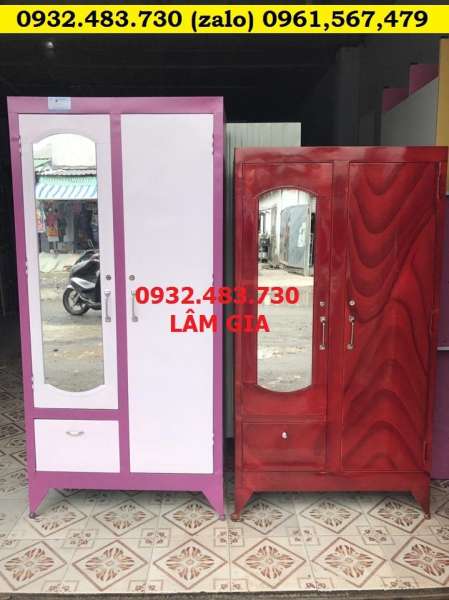 tủ sắt quần áo 1m8x90