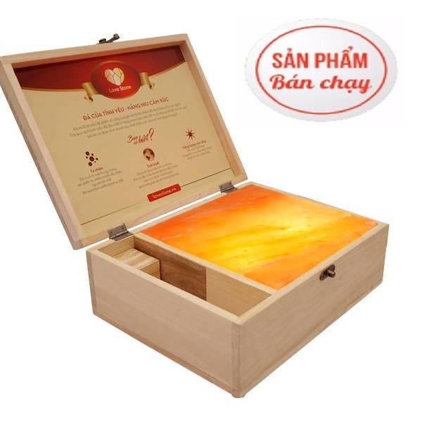 Hộp Đèn Đá Muối Massage Nhập Khẩu Pakistan
