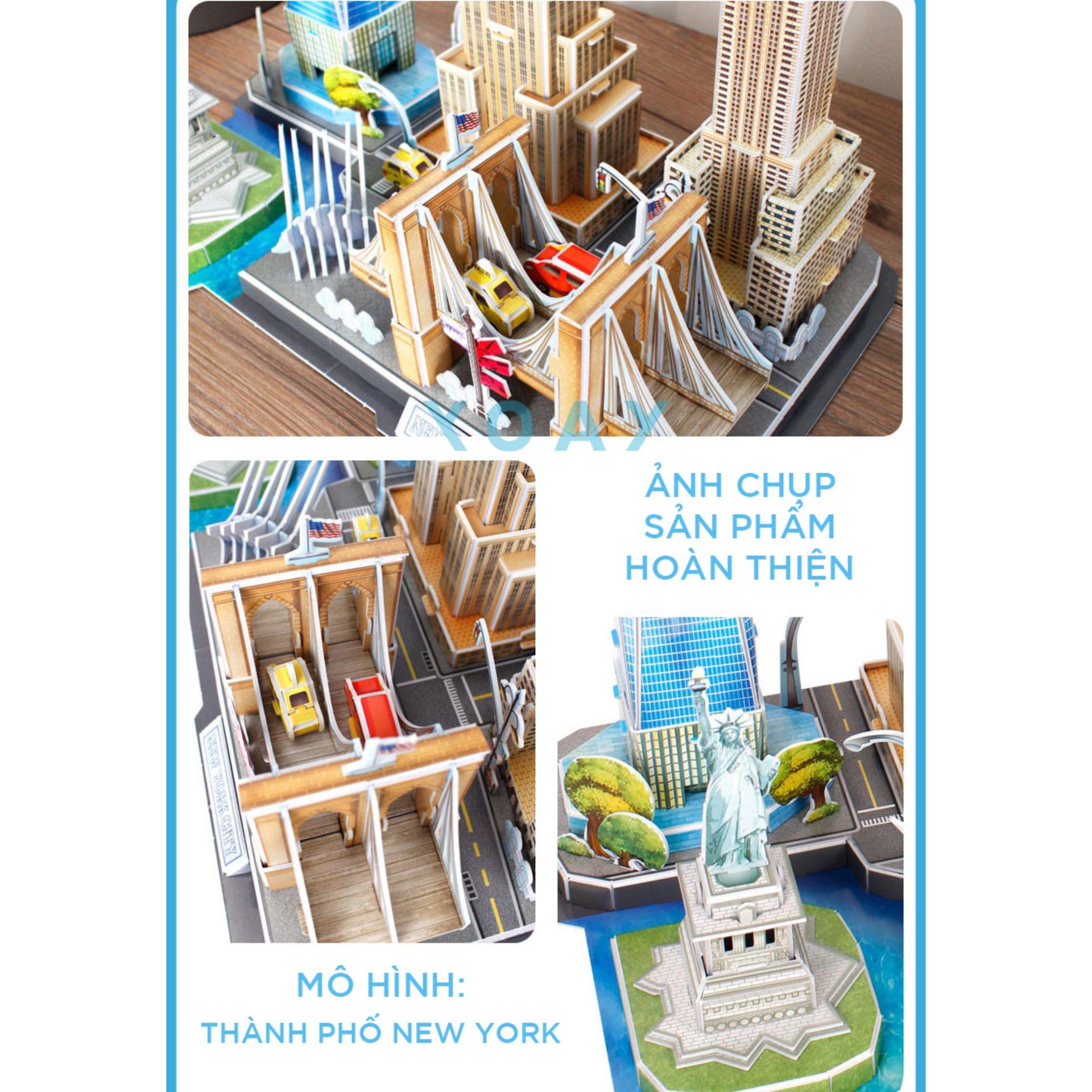 Đồ chơi mô hình lắp ráp giấy CubicFun 3D - Thành phố New York