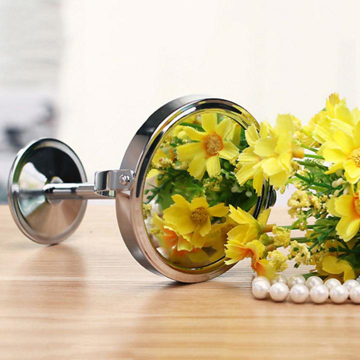 Gương soi trang điểm mini 2 mặt để bàn