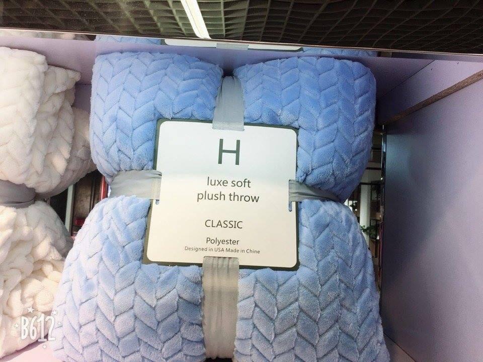 Chăn lông cừu sóng Luxury Classic hàng xuất Mỹ - Kmart