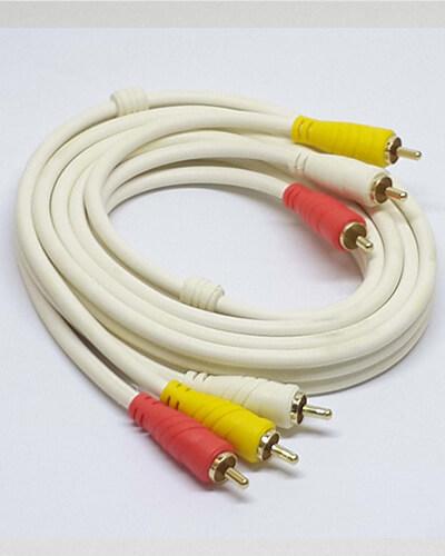 Cáp loa AV 6 đầu hoa sen RCA dài 3M cao cấp JSJ (dây AV 6 đầu) - Điện Việt