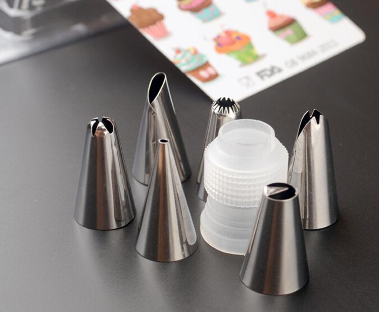 Bộ đui bắt kem 6 chiếc cơ bản