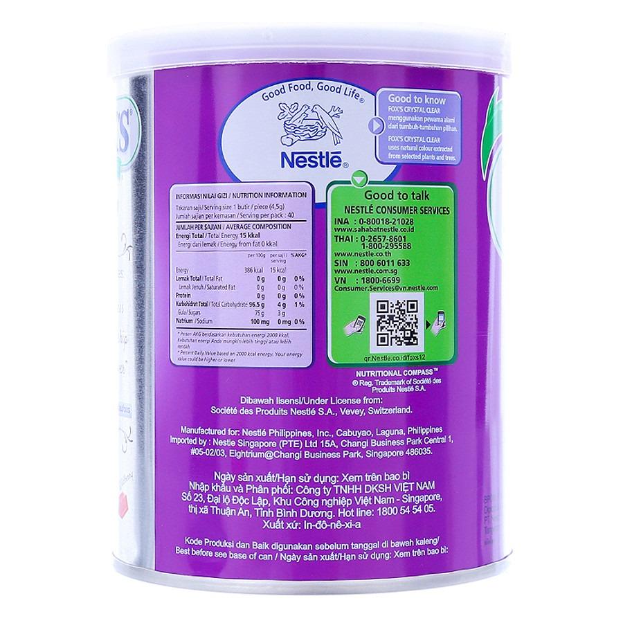 KẸO FOX'S TRÁI CÂY ÔN ĐỚI - NHẬP KHẨU INDONESIA 180GR