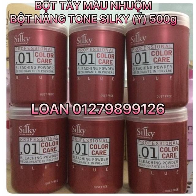 Bột nâng tông - bột tẩy màu nhuộm silky bleaching powder