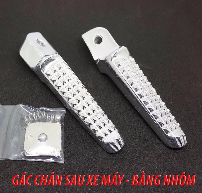 Gác chân nhôm xe máy