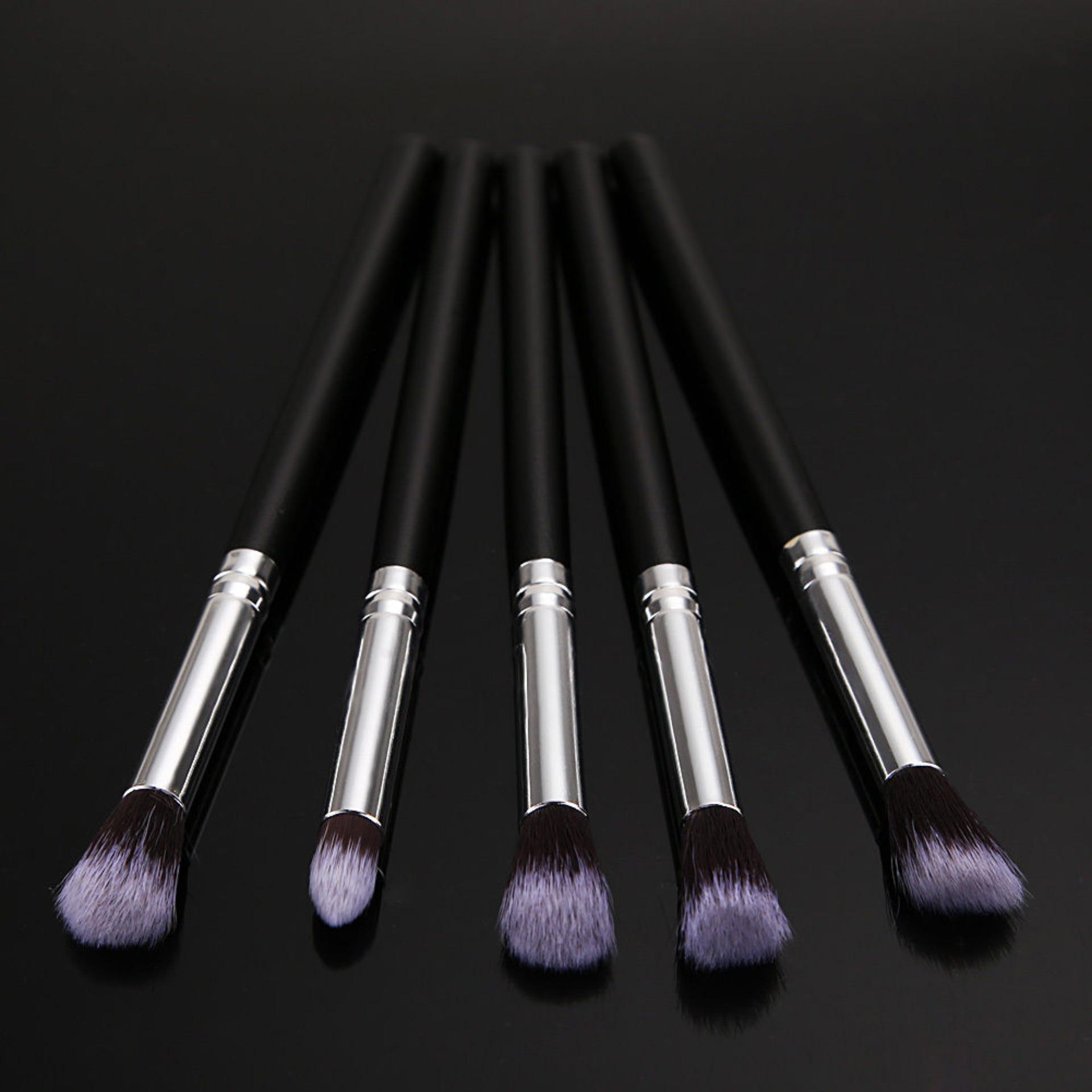 [HCM]Cọ trang điểm 10 món kèm bao da bảo vệ Pro Comestic Makeup Sets