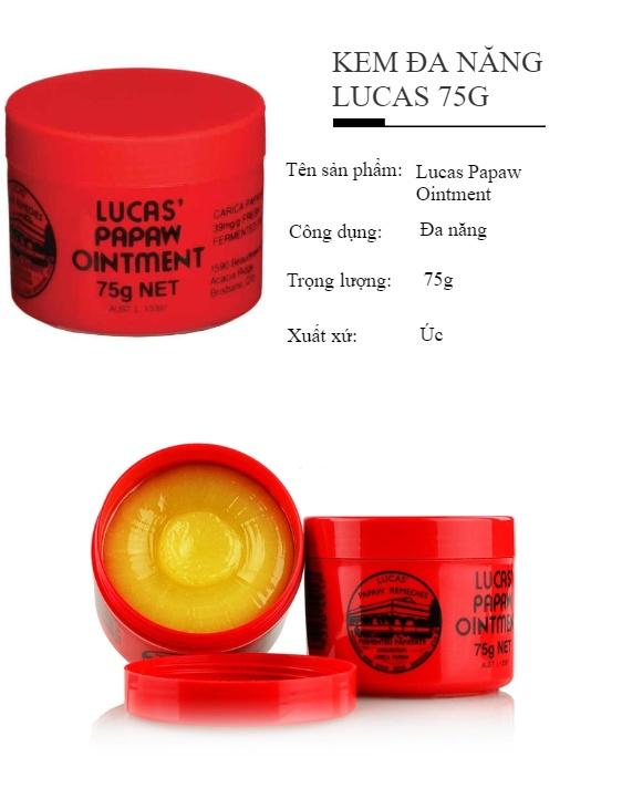Kem đa năng Lucas’ Papaw Ointment (75g)