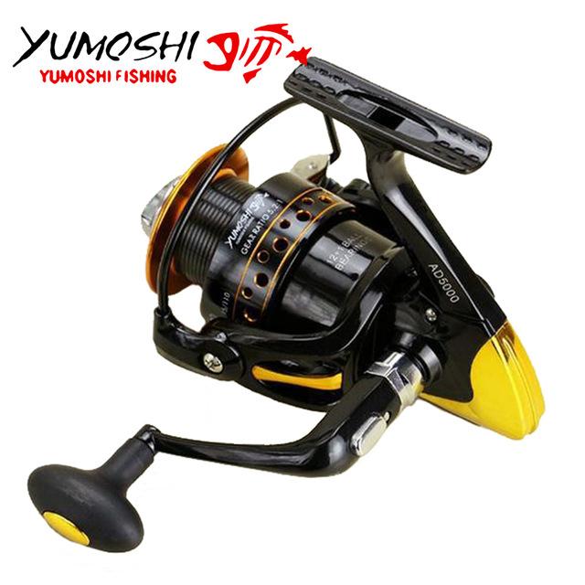 Máy Câu Cá Cỡ Lớn Yumoshi AD 12 bạc đạn ( đồ câu cá Giang Nam )