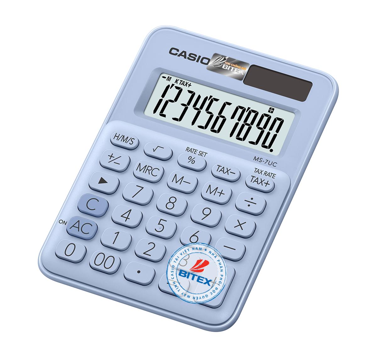 [HCM]Máy tính sắc màu Casio MS7UC