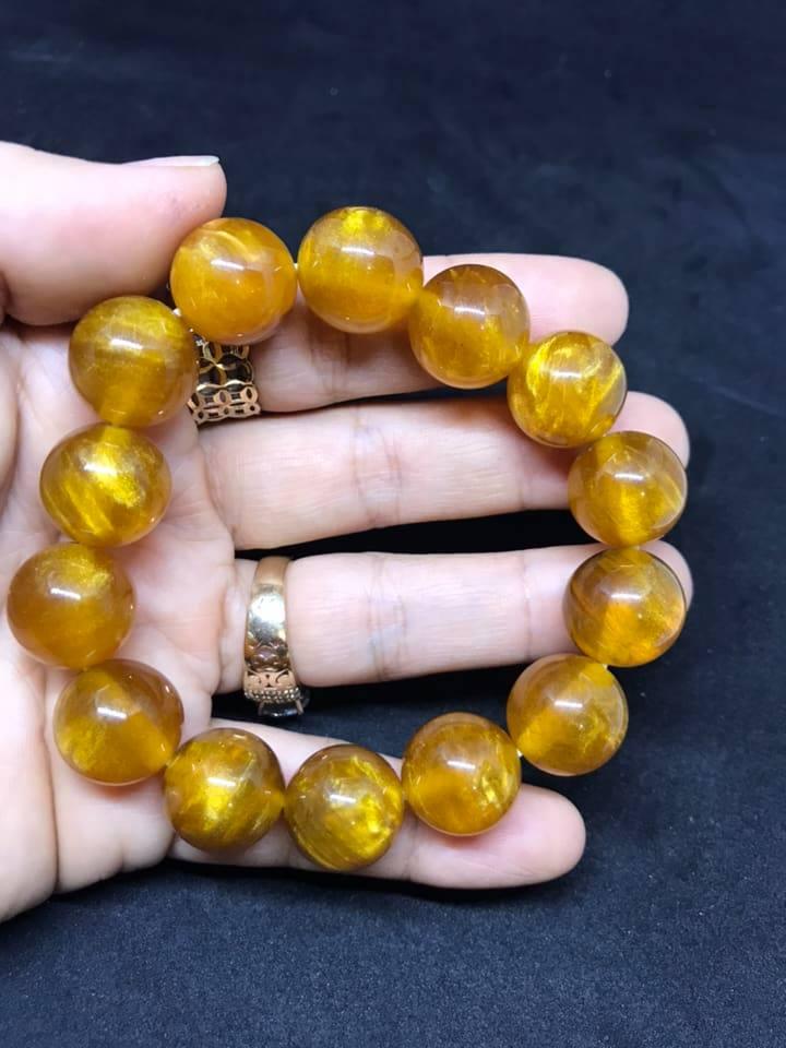 [HCM]VÒNG TAY DƯƠNG BIỂN VÀNG TƯƠI 14LY