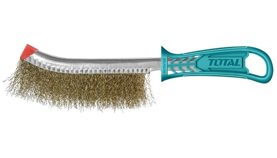Bàn chải thép đồng 250mm Total THT92102