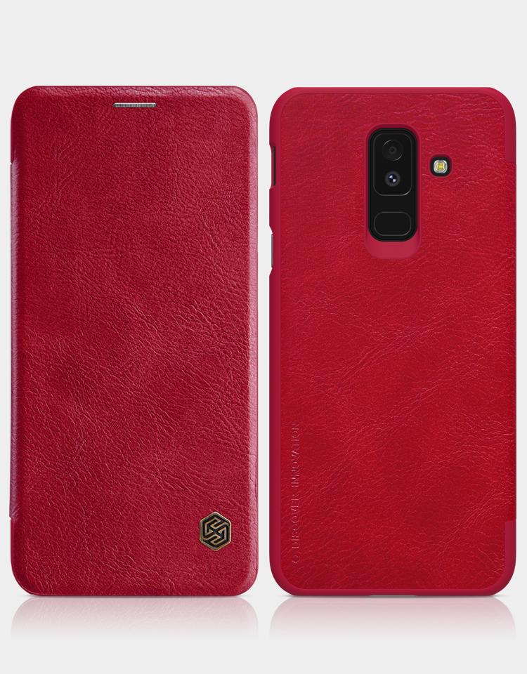 Bao Da Nillkin Qin cho Samsung Galaxy A6 Plus
