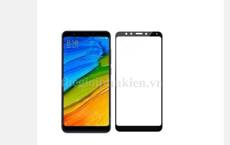 kính cường lực Full màn mình cho Xiaomi Redmi 5Plus