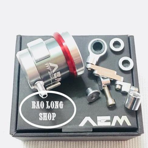 Bình Dầu AEM Titanium (màu Bạc) + pass bình dầu rizoma
