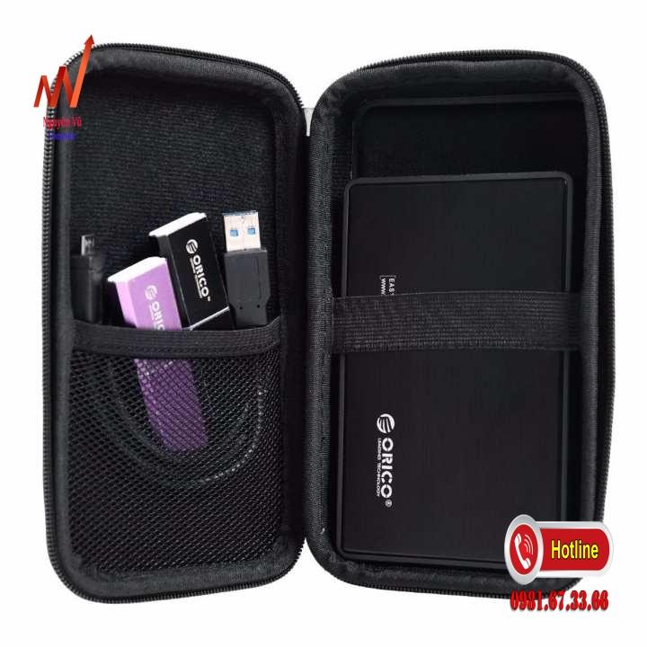 Túi bảo vệ ổ cứng SSD/HDD. 2.5" Orico PHD25(Đen)