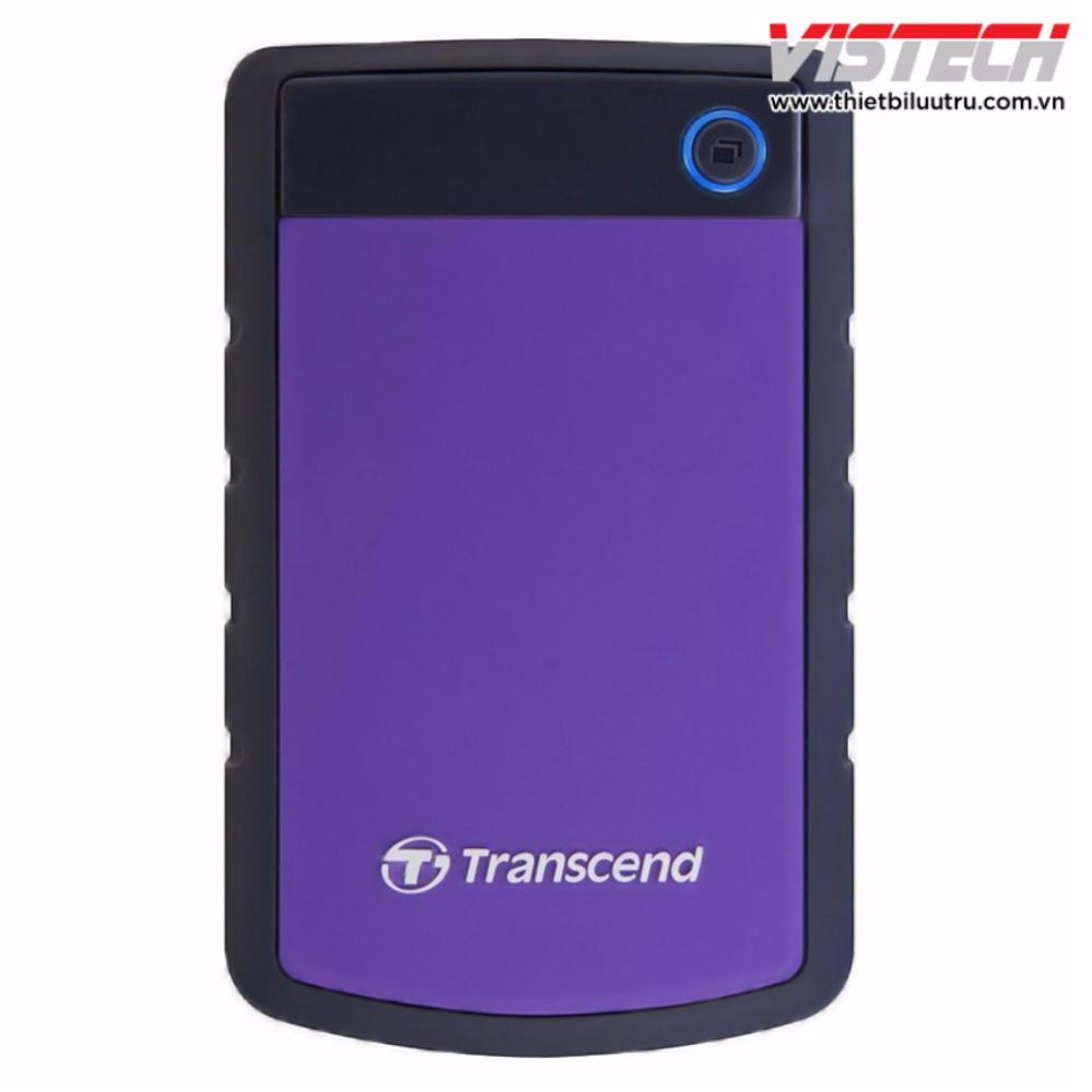 Ổ cứng di động Transcend 2TB StoreJet 25H3P (Tím)