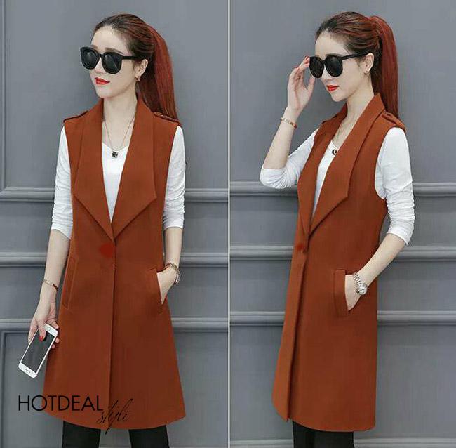 [HCM]Áo vest form dài