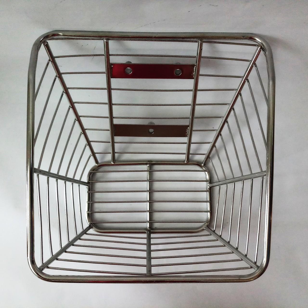 Rổ Inox  Kiểu Dành Cho Xe Máy