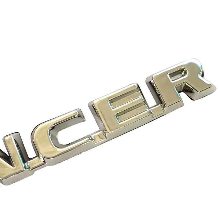 Tem chữ nổi LANCER dán trang trí xe