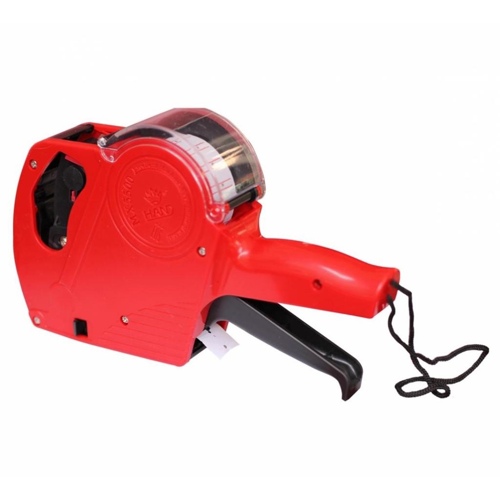 Combo máy bấm giá + 3 cây giấy bấm giá trắng + 1 ống mực cho máy bấm giá