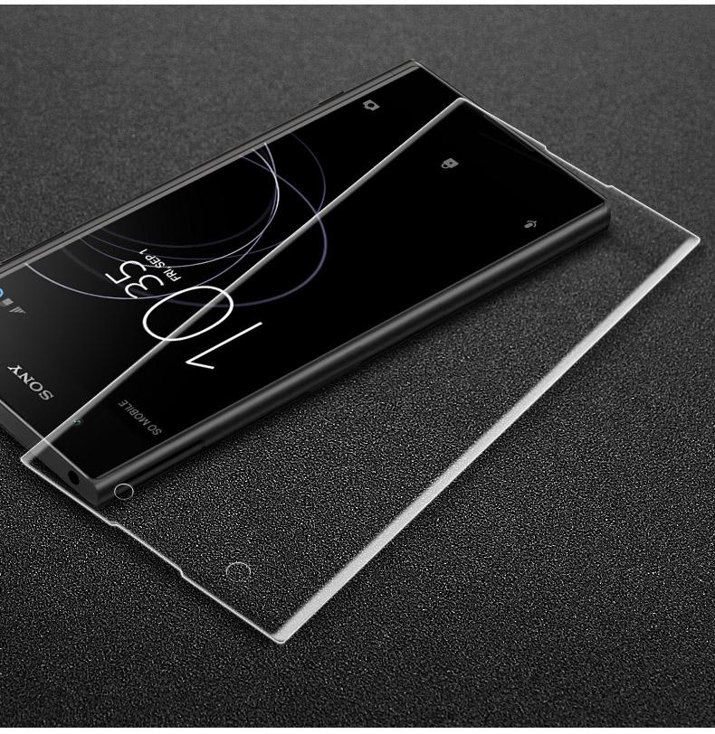 Miếng Dán Cường Lực 4D Full Màn cho Sony XA1 Plus (Trắng)