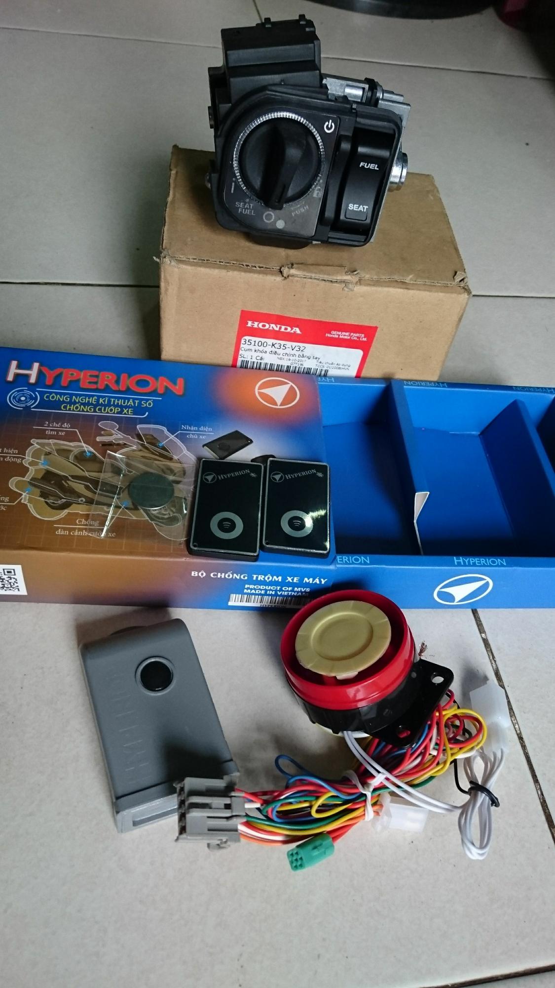 KHOÁ SMARTKEY (AB, VISION, VARIO, CLICK, SH, LEAD ) ZIN HONDA