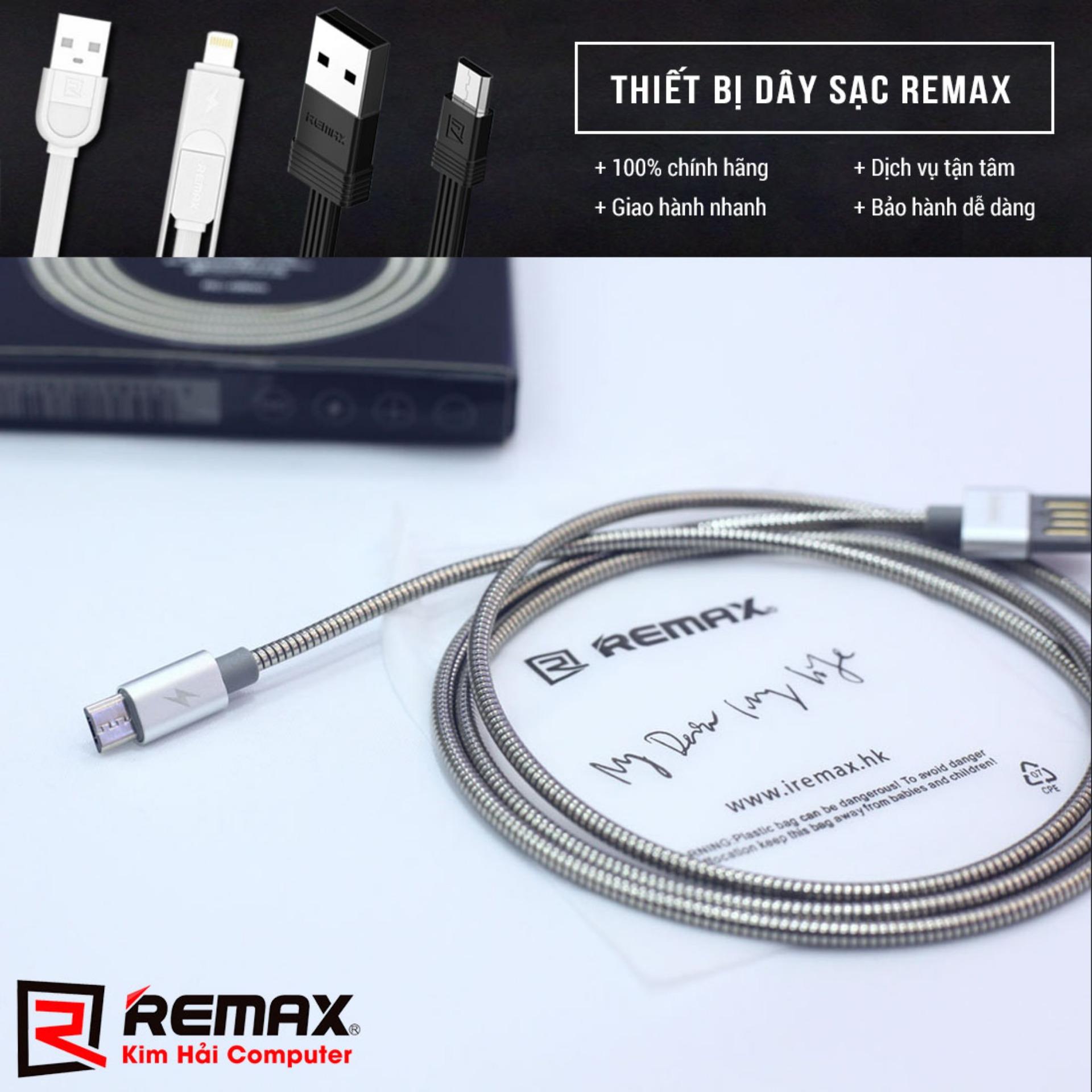 CÁP SẠC REMAX RC-080M MICRO USB (Bạc) - Kim Hải Computer