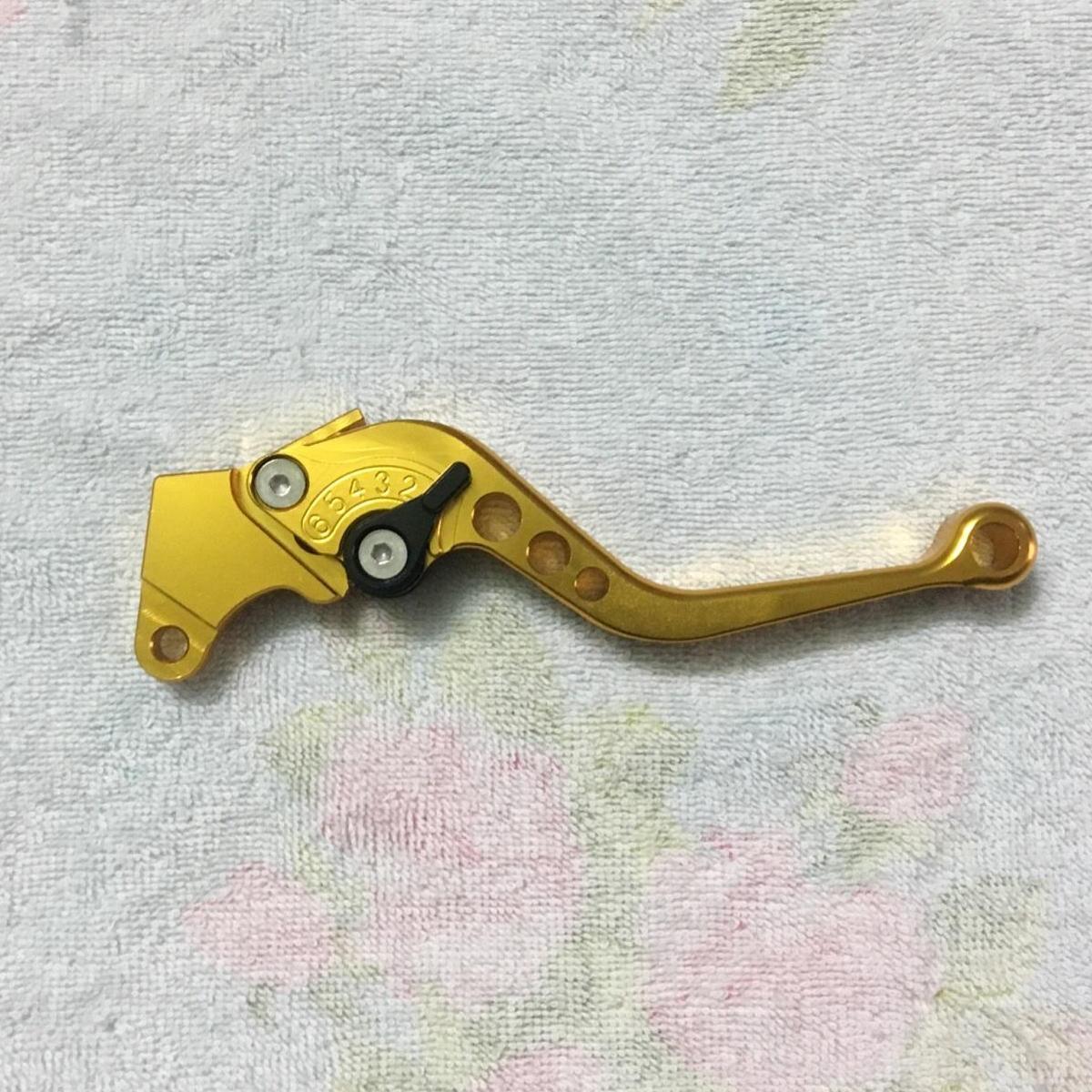 Tay thắng Đùm nhôm 6 số CNC dành cho xe Wave,Dream...(màu vàng) Kim Hoàng Kim