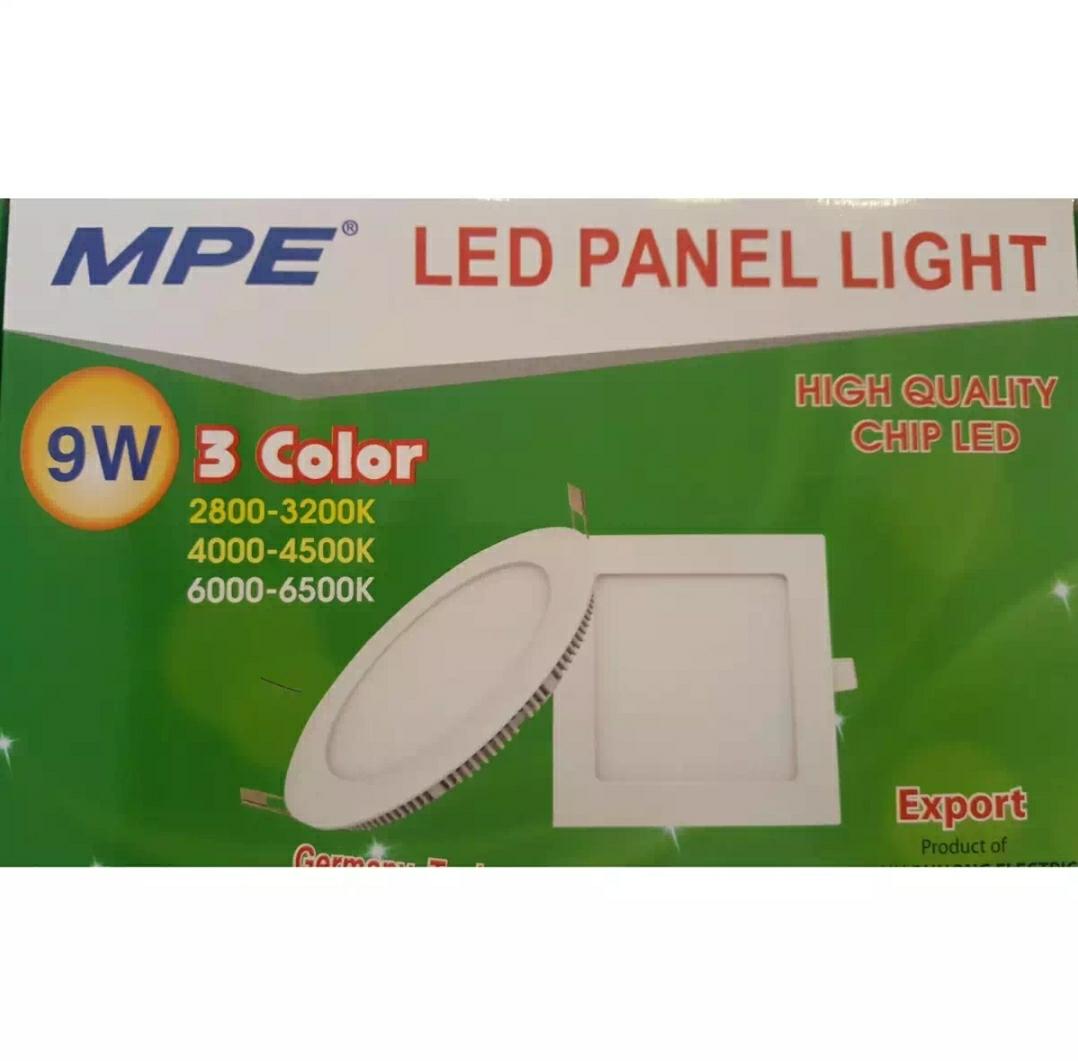 Combo 10 đèn led âm trần 3 màu 9w MPE