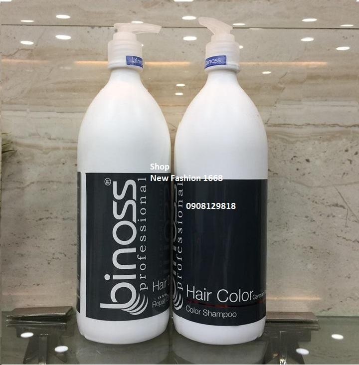[HCM]COMBO dầu gội và dầu xả dành cho tóc màu Binoss Professional