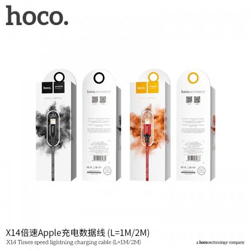 [HCM]Cáp sạc dây dù Hoco X14 dài 2M - cổng Lightning