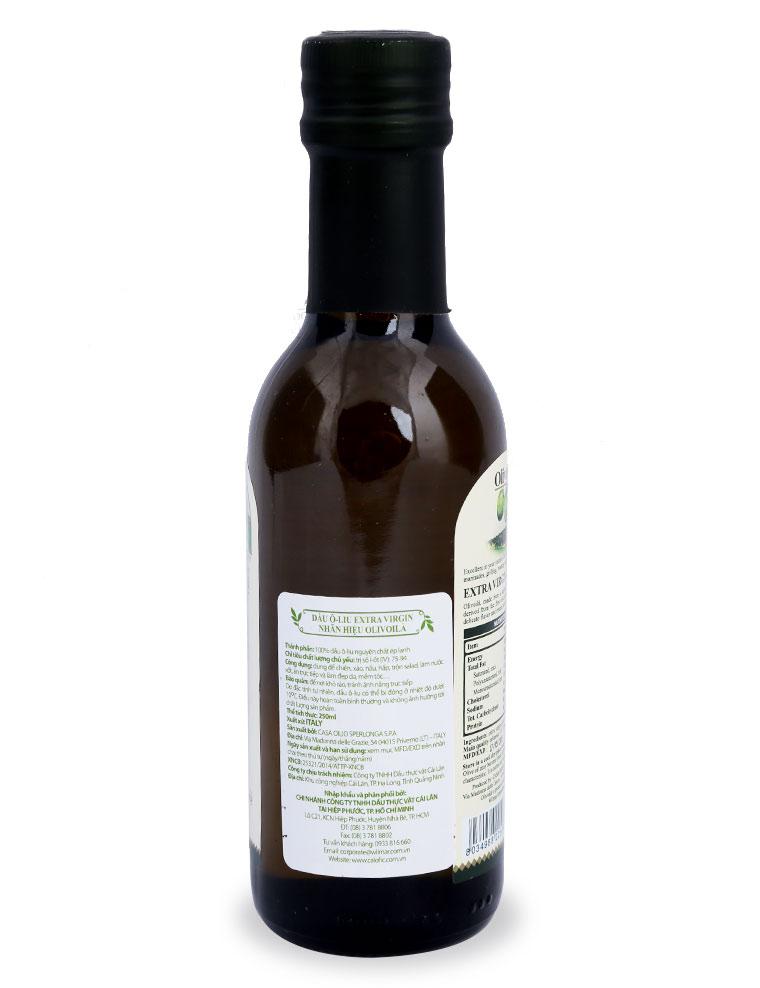 Dầu Olivoila Nguyên Chất Chai 250 ML