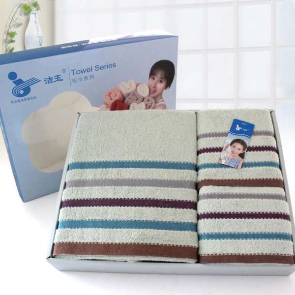 Cặp Vợ Chồng 100% Cotton Hộp Quà Tặng Người Lớn Đồ Gia Dụng Bộ Khăn Khăn Mặt