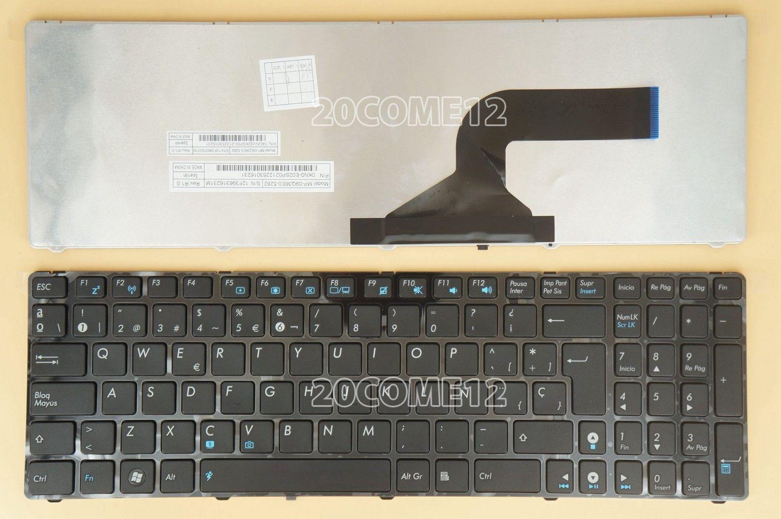 Bàn phím laptop asus k53 k53e cáp cong