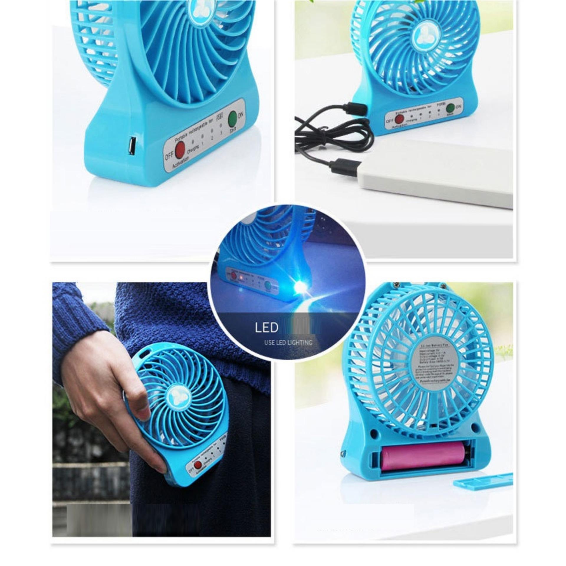 Quạt sạc mini đa năng siêu mát