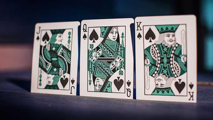 [HCM]At the Table Playing Cards (green)