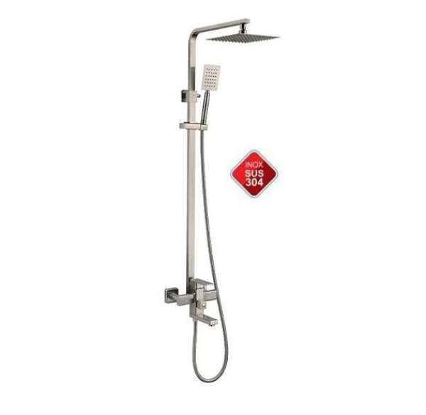 Bộ sen cây tắm đứng nóng lạnh Inox SUS 304 SC011S