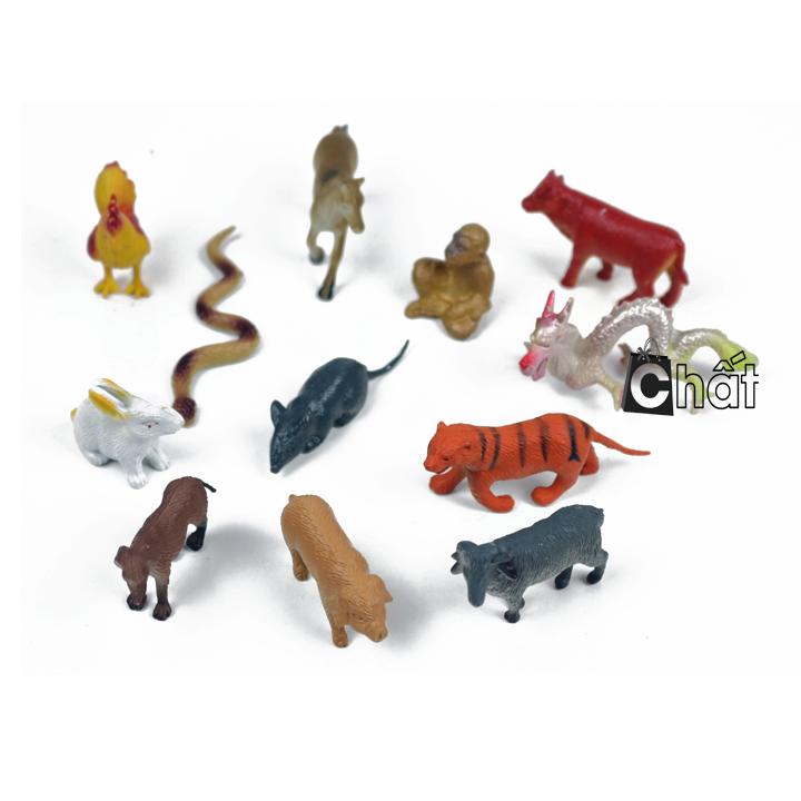 Bộ mô hình thú 12 con giáp cho bé H643