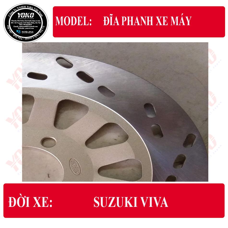 Đĩa phanh xe máy Suzuki Viva