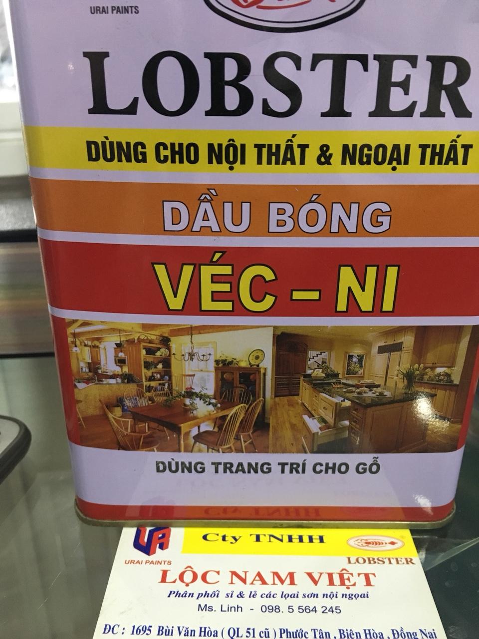 Sơn gỗ, sơn Véc Ni Lobster bảo vệ bề mặt gỗ 875ML