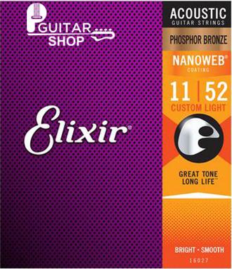 DÂY ĐÀN ELIXIR GUITAR PHOSPHOR BRONZE 16027 CHÍNH HÃNG