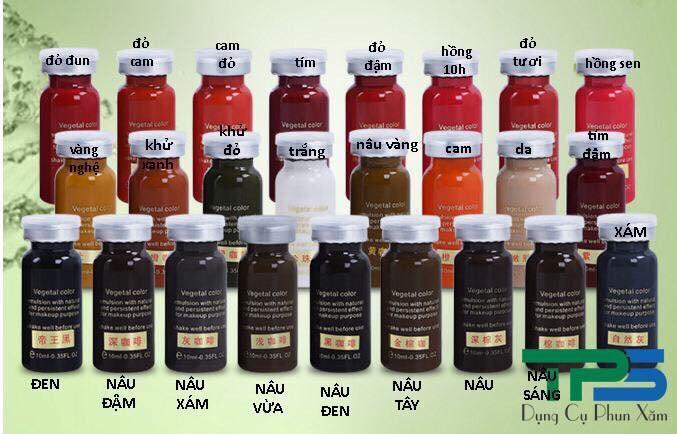 [HCM]Mực phun xăm thẩm mỹ  mày môi mí IBA (DA)
