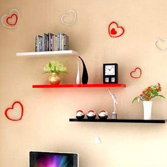 Kệ treo tường 3 thanh DCR bán chạy nhất (Ngang 40, 50, 60cm) (Trắng)