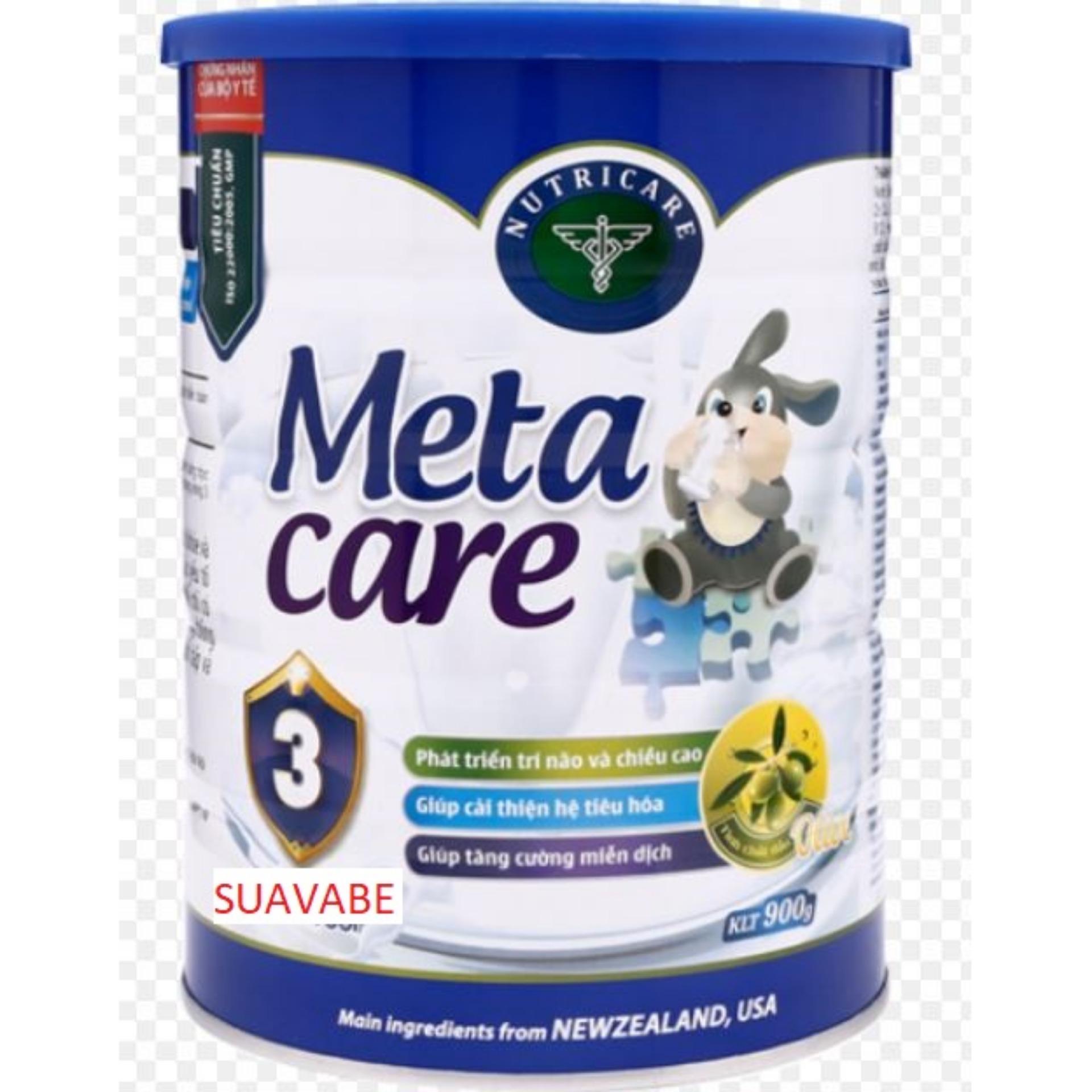 [Mẫu mới] Sữa Meta Care 3 Olive 900g