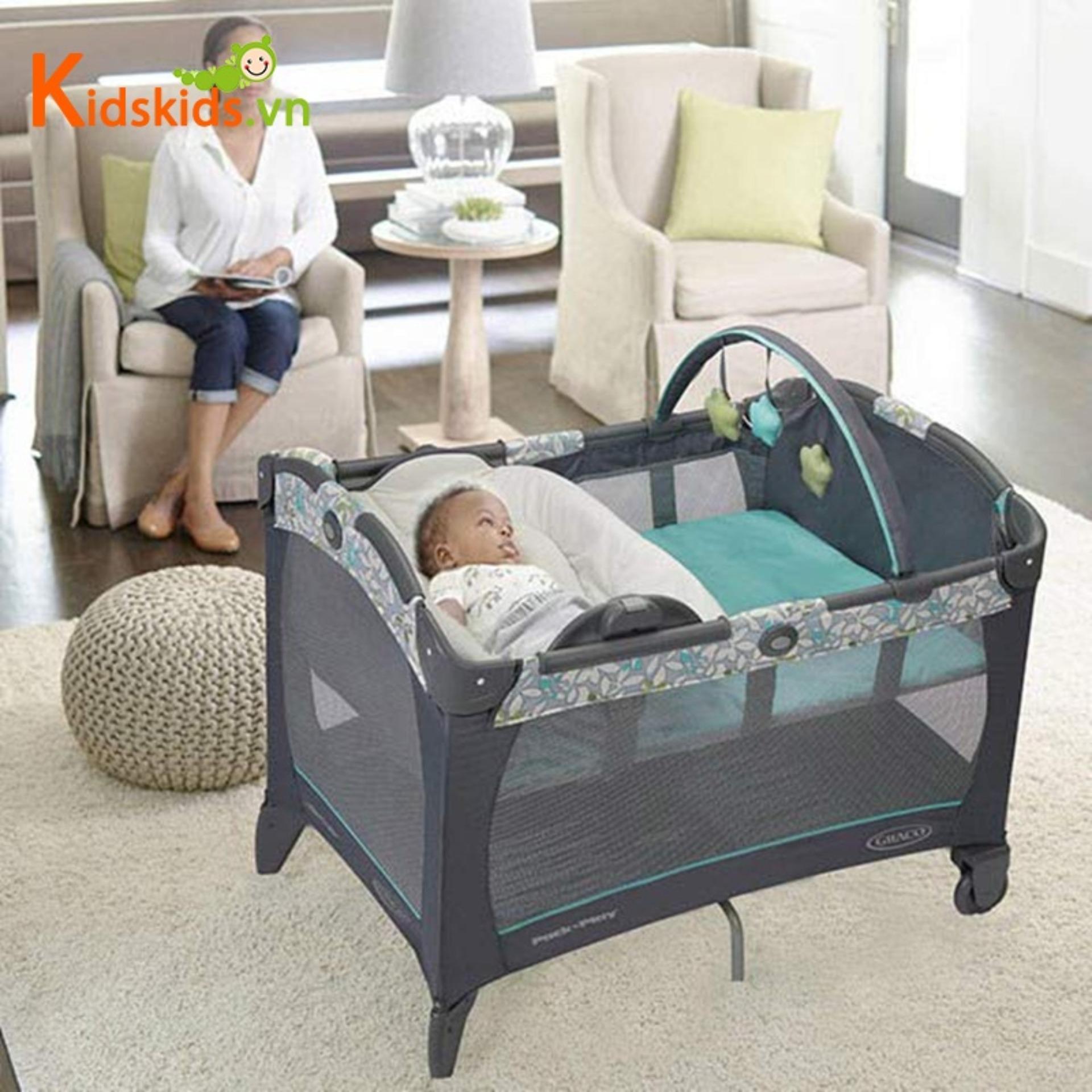 Giường cũi Graco Reversible Napper & Changer Boden