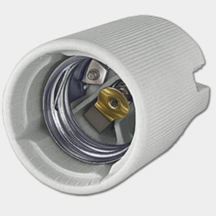 Đuôi đèn xoáy sứ chống nước  E27